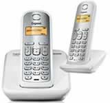 Telefefono Inalambro Digital Gigaset As290 Duo Blanco